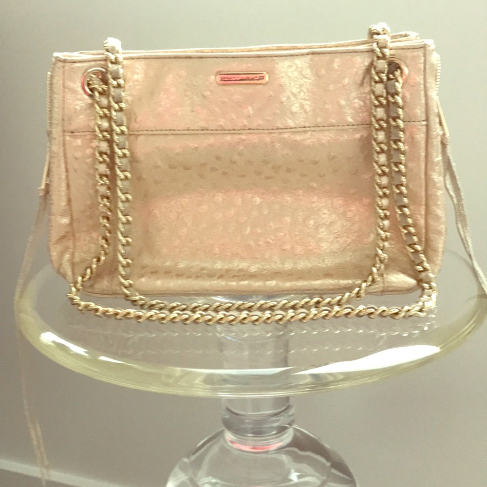 Rebecca Minkoff Gold purse like new!